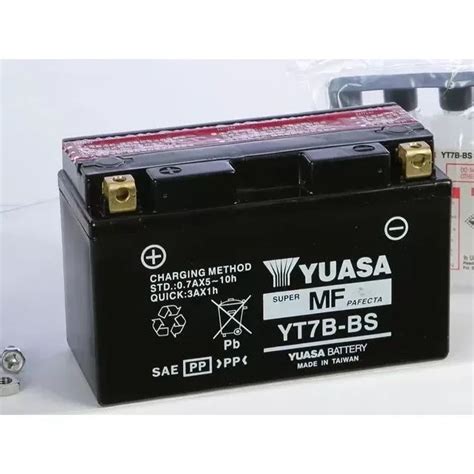 YUASA YT7B-BS AGM Maintenance Free Battery – GearMoto