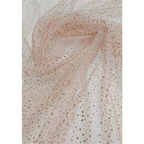 Tecido Tule Explos O Glitter Nude Shopee Brasil