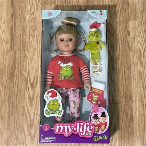 My Life As Toys My Life As Poseable Grinch Sleepover Inch Doll Blonde Hair Blue Eyes In