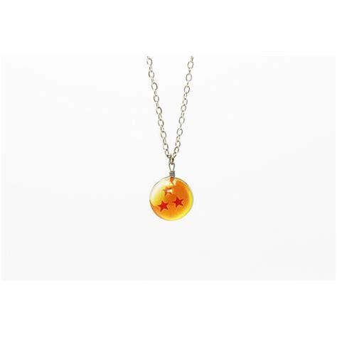 Dragon Ball Z Necklace, Doragon Bōru Accessories, Three Stars ...