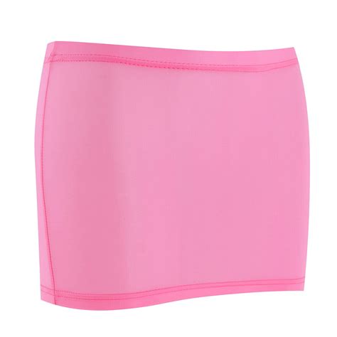 Women Ultra Thin Mesh Mini Skirt Sexy Lingerie Sheer Bodycon Nightwear