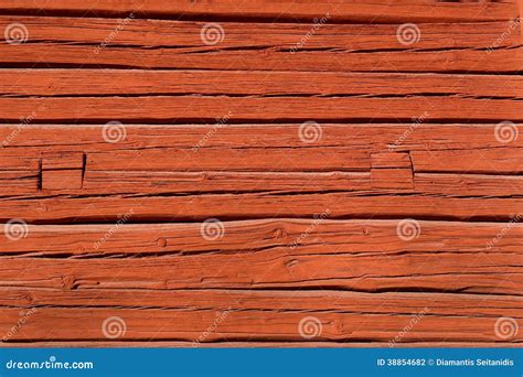 Falu Red Wooden Surface Stock Photo - Image: 38854682