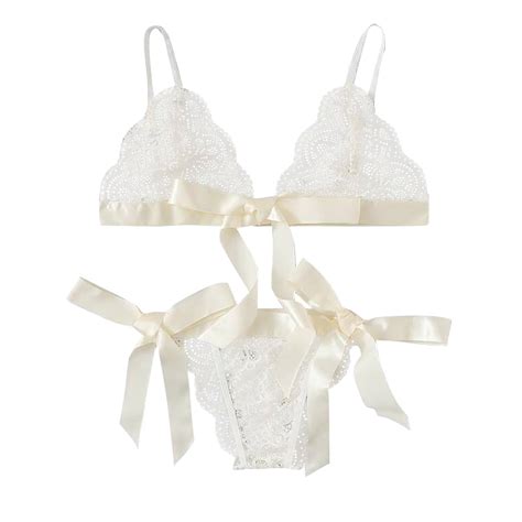 EHTMSAK Lingerie Set Open S Sexy Womens Bra And Panty Sets Two Piece