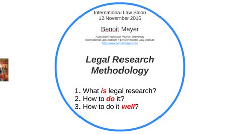 Legal Research Methodology By Benoit Mayer On Prezi