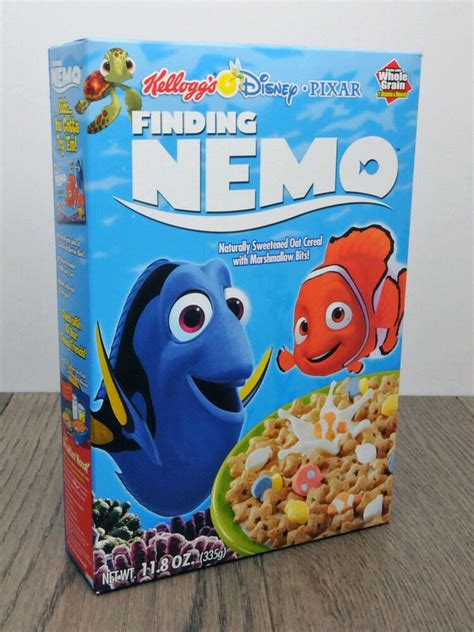 Marshmallow Bits Oat Cereal Finding Nemo Disney Pixar Trading Cards