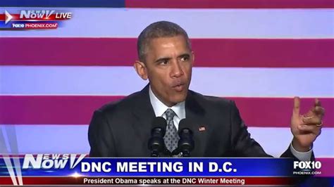 President Obama Speaks At Dnc Meeting Youtube