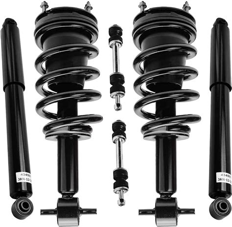 Detroit Axle 6pc Struts Shocks Kit For 2007 2013 Chevy Gmc Silverado