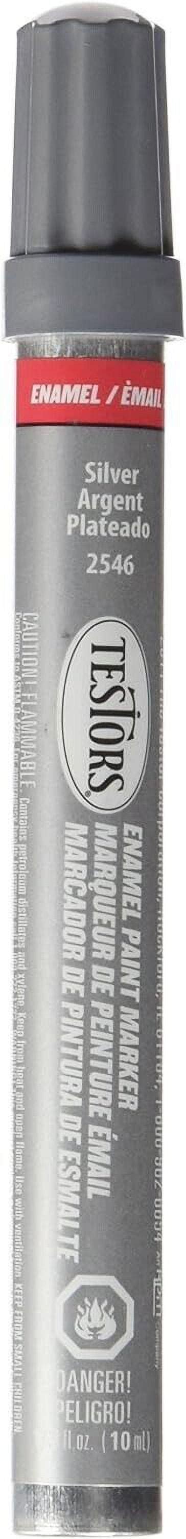 Testors 2546c 1 3 Oz Silver Metallic Enamel Paint Pen Marker