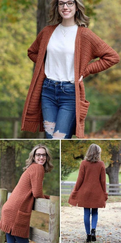 Best Feminine Crochet Cardigan Patterns For Fall And Winter