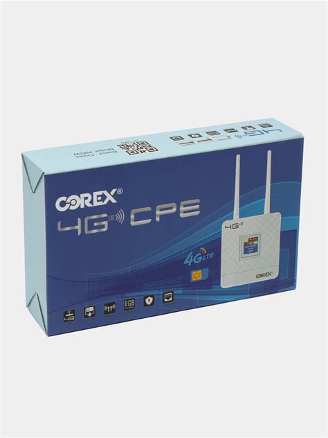 Модем 4G Corex CPE-903 A9SW, Wi-Fi роутер, со слотом для SIM-карт, 2-х ...