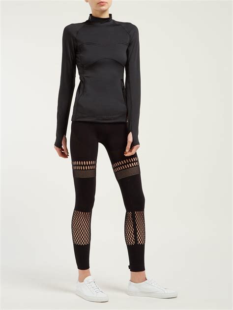 Adidas By Stella Mccartney Warp Knit Tight Flash Sales