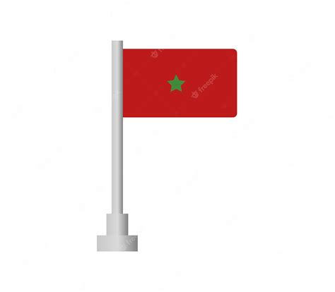 Premium Vector Morocco Flag