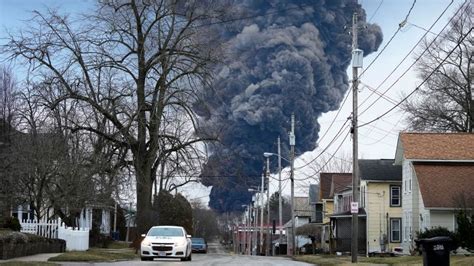 After a train derailment, Ohio residents are living the plot of a movie ...