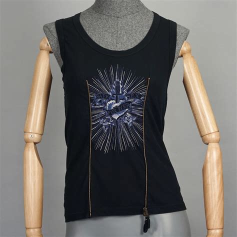 Vintage JEAN PAUL GAULTIER Safe Sex Forever Zipper Sleeveless Shirt Tank Top Etsy