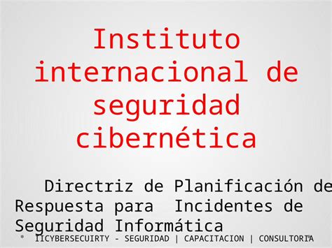 PPTX Curso De Seguridad Informatica En Mexico DOKUMEN TIPS