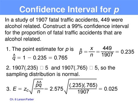 Ppt Confidence Intervals For Population Proportions Powerpoint