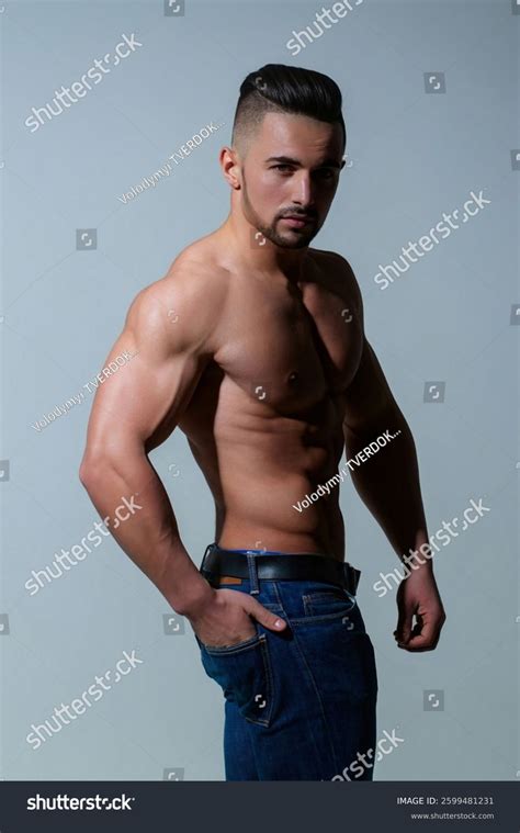 Handsome Sexy Man Perfect Muscular Naked Stock Photo Shutterstock