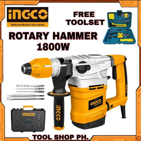 Ingco W Rotary Hammer Rh With Free Toolset Lazada Ph