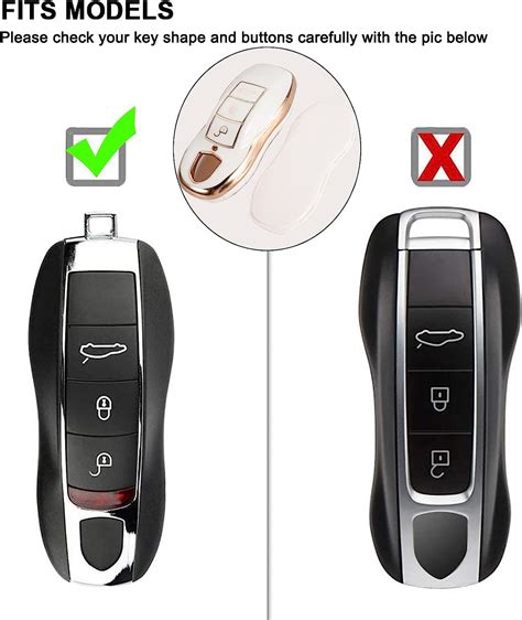 Buy Key Fob Cover For Porsche Macan Cayenne Panamera 911 Boxster Cayman