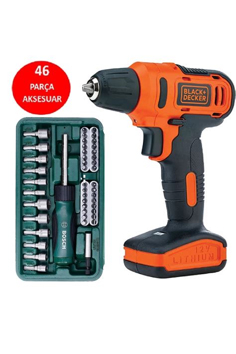 Black Decker Arjl Matkap Ak L Vidalama Arjl Vidalama Tornavida