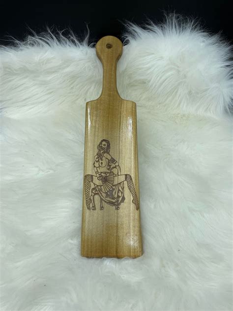 Naked Nude Demon Devil Girl Bondage BDSM Spanking Paddle Etsy México