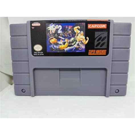 Fita Cartucho Final Fight 2 Super Nintendo Snes Submarino