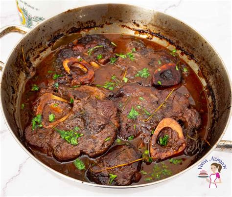 Recipe For Osso Buco With Red Wine In The Oven Veena Off