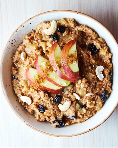 Cinnamon Apple Oat Porridge Perfect 15 Min Breakfast