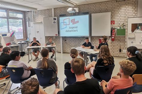 Jugend Debattiert Schulwettbewerb Conrad Weiser Schule Aspach