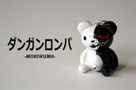 Monokuma Polymer Clay Charm by KaWaiiCharMZ831 on DeviantArt