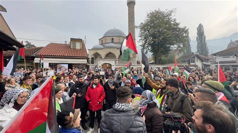 Drugi skup u Sarajevu u znak podrške palestinskom narodu Građani