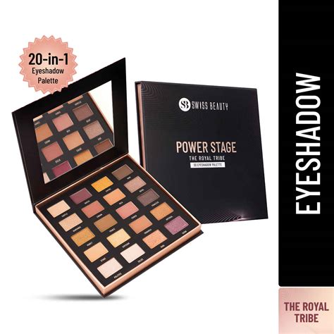 swiss beauty power stage eyeshadow palette  royal tribe  gm