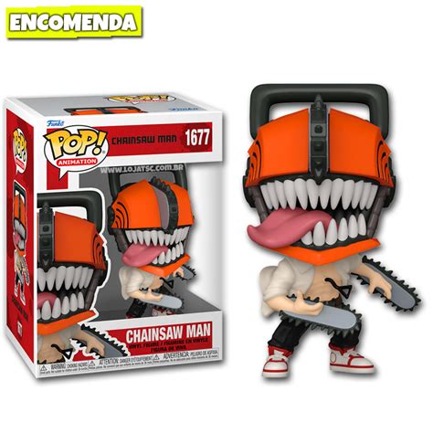 Funko Pop Animation Chainsaw Man Chainsaw Man 1677 CHASE Loja TSC