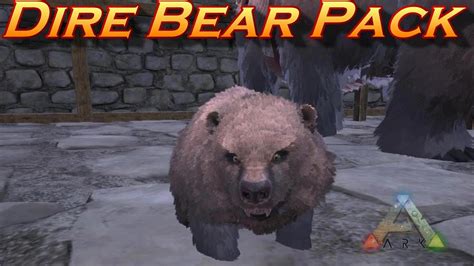 Ark Survival Evolved 116 Dire Bear Kibble Tamed Bear Breeding Bear