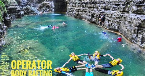 Body Rafting Green Canyon Murah Operator Body Rafting Guha Bau