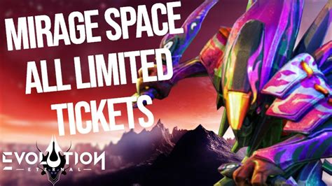 Mirage Space All Limited Tickets Eternal Evolution Ketosian Triangle