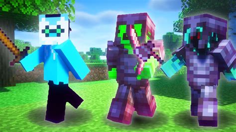 Minecraft Pro VS 2 NETHERITE Hunters YouTube