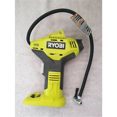 Ryobi V One Cordless High Pressure Inflator With Digital Gauge