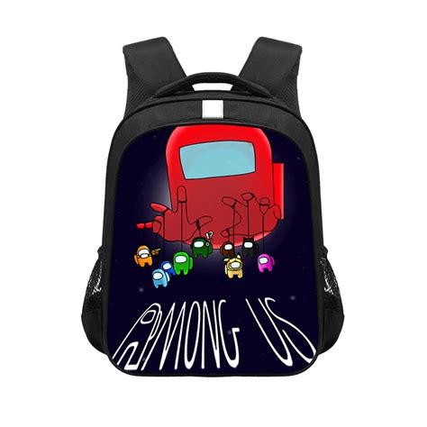 Among Us Elementary School Students Schoolbag Childrens Backpack