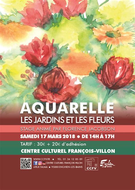 Stage Aquarelle Enghien Les Bains Tourisme