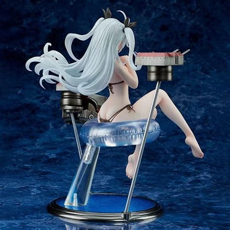 REOZIGN Azur Lane Figur Badeanzug Prinz Eugen Figur 21 Cm PVC