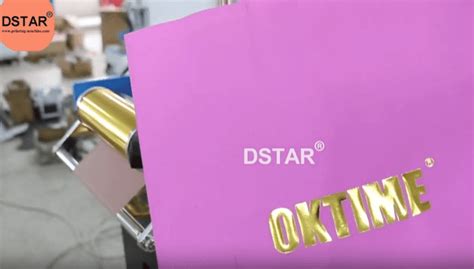 Glass Cup Gift Packaging Paper Bag Plastic Crate Hot Foil Stamping Machine With High Stamping