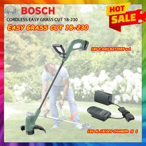 BOSCH CORDLESS GRASS TRIMMER EASY GRASS CUT 18 230 Lazada