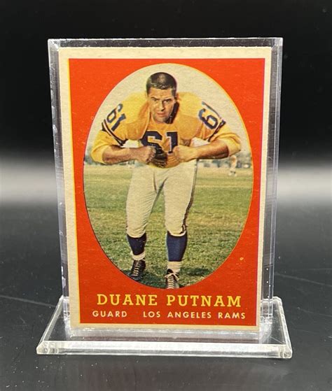 Topps Duane Putnam Los Angeles Rams Pacific Ebay