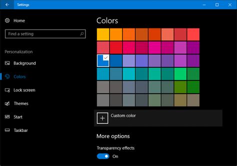 How to Change the Color and Appearance in Windows 10 Creators Update