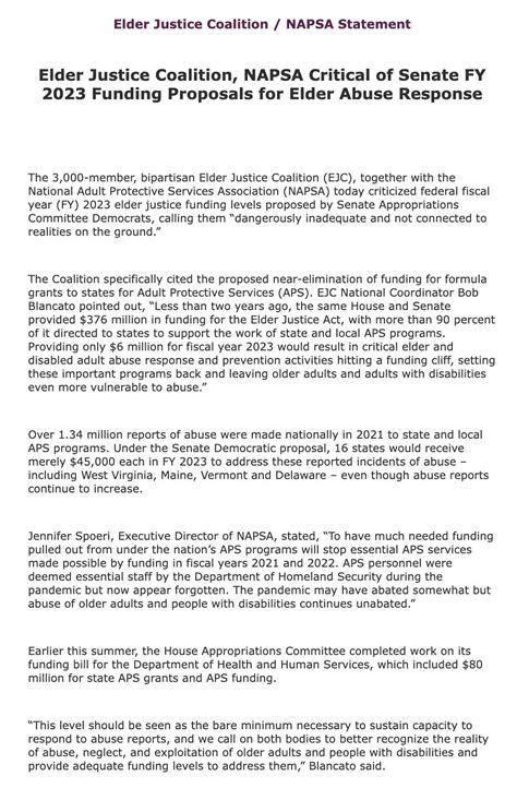 National Adult Protective Services Association posted on LinkedIn
