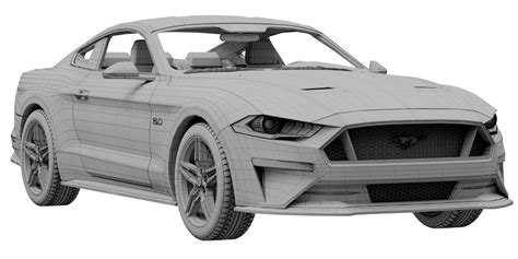 Ford Mustang Gt 3d Model By Zifir3d