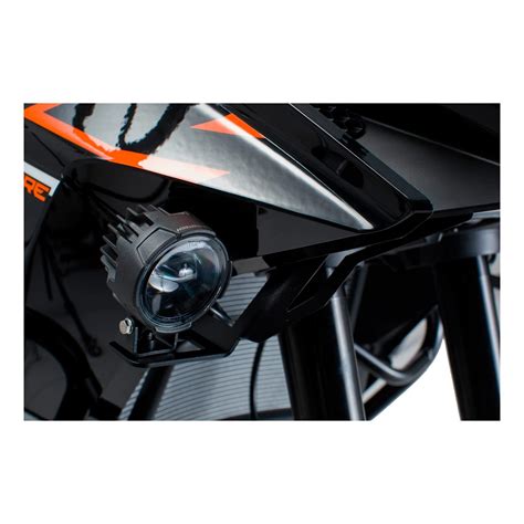 Supports Pour Feux Additionnels Sw Motech Noir Ktm Adventure