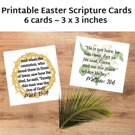 Printable Easter Scripture Cards, Bible Verses, Bookmarks - Etsy