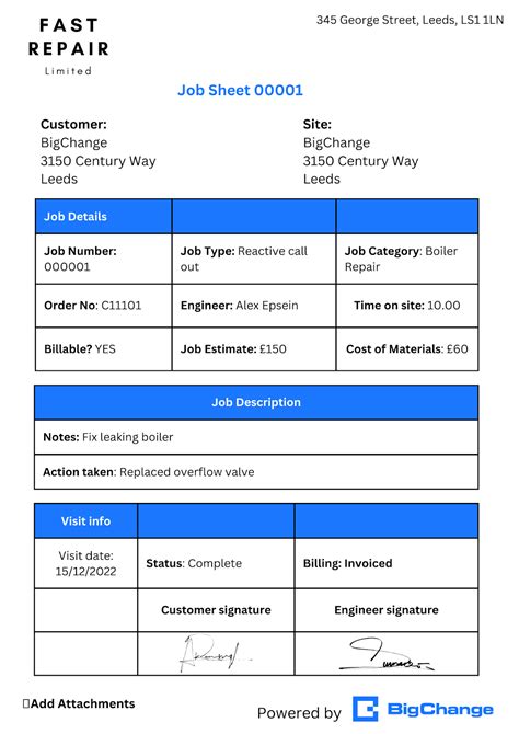 Benefits Of Digital Job Cards Bigchange Blog